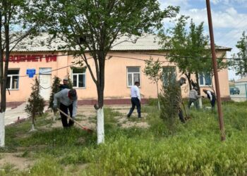 «ЖАСЫЛ АЙМАҚ»: ОТЫРАРДА АБАТТАНДЫРУ ЖӘНЕ КӨГАЛДАНДЫРУ ЖҰМЫСТАРЫ АТҚАРЫЛУДА