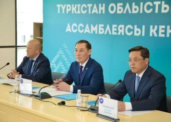 ТҮРКІСТАНДА «ЕЛ БАҚЫТЫ – ЕҢБЕК ПЕН БІРЛІКТЕ» ТАҚЫРЫБЫНДА ОБЛЫСТЫҚ ҚХА-НЫҢ ХХVI СЕССИЯСЫ ӨТТІ