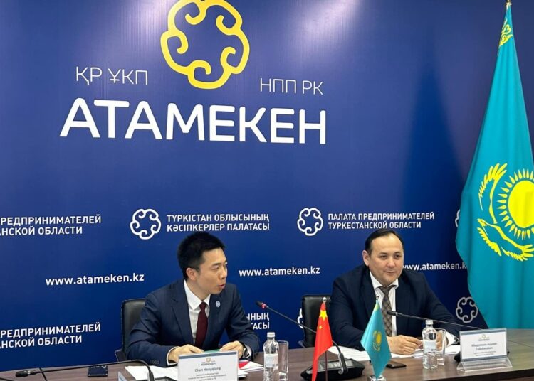 ТҮРКІСТАНДЫҚ КӘСІПКЕРЛЕР ҚЫТАЙЛЫҚ ИНВЕСТОРЛАРМЕН БІРЛЕСКЕН ЖОБАЛАРДЫ ҚОЛҒА АЛАДЫ