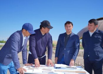 ДАРХАН САТЫБАЛДЫ «КҮЛТӨБЕ» ҚАЛАШЫҒЫНЫҢ ҚҰРЫЛЫС АЛАҢЫНА БАРДЫ