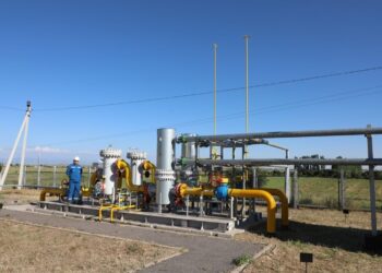 ТҮРКІСТАН: САРЫАҒАШТА ЖАҢА АВТОМАТТАНДЫРЫЛҒАН ГАЗ ТАРАТУ СТАНЦИЯСЫ ІСКЕ ҚОСЫЛДЫ