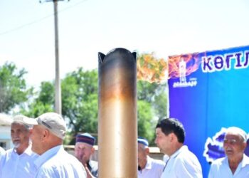 ТҮРКІСТАН: ОРДАБАСЫ АУДАНЫНДА ҮШ АУЫЛҒА ТАБИҒИ ГАЗ БЕРІЛДІ