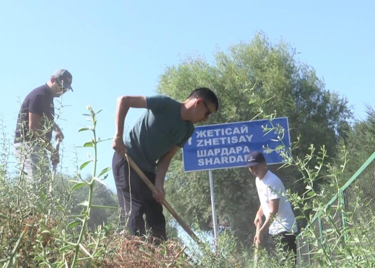 «ТАЗА ҚАЗАҚСТАН»: ЖЕТІСАЙДА 500-ГЕ ЖУЫҚ АДАМ ТАЗАЛЫҚ АКЦИЯСЫНА ҚАТЫСТЫ
