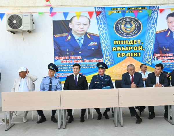 ПОЛИЦИЯ МАЙТАЛМАНЫНЫҢ ЕСІМІМЕН СЫНЫП АШЫЛДЫ