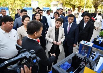 ВИЦЕ-ПРЕМЬЕР ШӘУІЛДІР АУЫЛЫНДАҒЫ ЛИЦЕЙДЕ БОЛДЫ