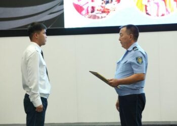 ПОЛИЦЕЙЛЕР МЕМЛЕКЕТТІК ТІЛДІҢ МӘРТЕБЕСІН АСҚАҚТАТТЫ