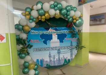 ТҮРКІСТАН ОБЛЫСЫ: ДАУЫС БЕРУ УЧАСКЕЛЕРІНДЕ АРНАЙЫ ФОТОАЙМАҚТАР ОРНАТЫЛДЫ