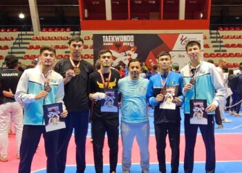 ТАЕКВОНДОШЫЛАР АЛБАНИЯДАН 5 МЕДАЛЬМЕН ОРАЛДЫ
