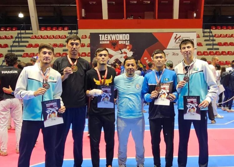 ТАЕКВОНДОШЫЛАР АЛБАНИЯДАН 5 МЕДАЛЬМЕН ОРАЛДЫ