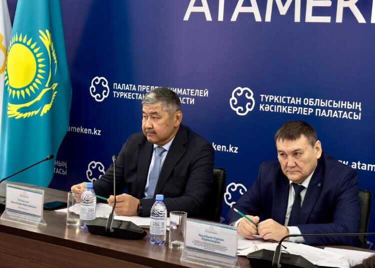 Түркістанда кәсіпкерлер құқығын қорғау кеңесінің отырысы өтті