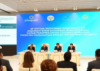 ТҮРКІСТАН ОБЛЫСЫНЫҢ КӘСІПКЕРЛЕРІ ЖАҢА САЛЫҚ КОДЕКСІН ТАЛҚЫЛАДЫ