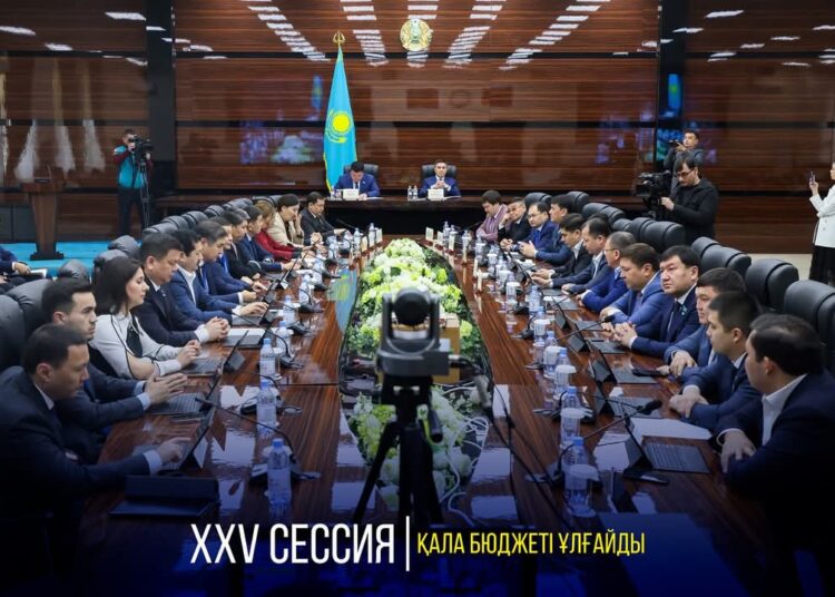 XXV СЕССИЯ: ҚАЛА БЮДЖЕТІ ҰЛҒАЙДЫ