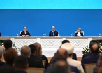 ТҮРКІСТАН ОБЛЫСЫНЫҢ ДЕЛЕГАЦИЯСЫ ҚАЗАҚСТАН ХАЛҚЫ АССАМБЛЕЯСЫНЫҢ XXXIV СЕССИЯСЫНА ҚАТЫСТЫ