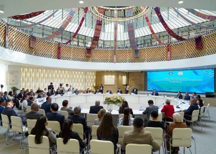 ТҮРКІСТАН ОБЛЫСТЫҚ ҚАЗАҚСТАН ХАЛҚЫ АССАМБЛЕЯСЫ КЕҢЕСІНІҢ ОТЫРЫСЫ ӨТТІ