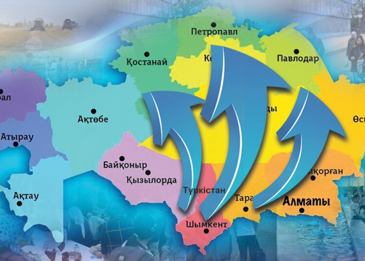 ТҮРКІСТАН ОБЛЫСЫНАН ТЕРІСКЕЙ АЙМАҚТАРҒА 16 МЫҢНАН АСТАМ АДАМ ҚОНЫС АУДАРҒАН