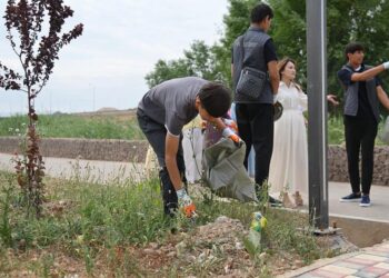 ШЫМКЕНТ: «ТАЗА ҚАЗАҚСТАН» АКЦИЯСЫ АЯСЫНДА ТАЗАЛЫҚ ІС-ШАРАЛАРЫ ҰЙЫМДАСТЫРЫЛДЫ