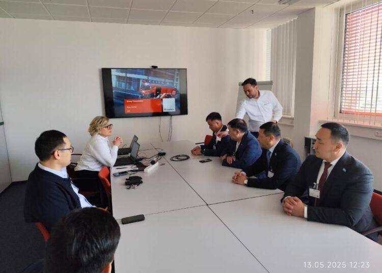 Делегация МЧС Казахстана побывала на заводе Rosenbauer в Австрии