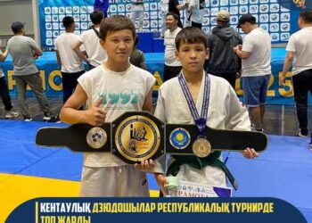 КЕНТАУЛЫҚ ДЗЮДОШЫЛАР РЕСПУБЛИКАЛЫҚ ТУРНИРДЕ ТОП ЖАРДЫ