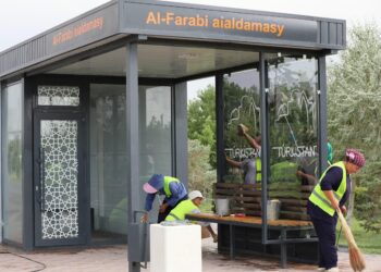 АЯЛДАМАЛАРҒА ТАЗАЛЫҚ ЖҰМЫСТАРЫ ЖҮРГІЗІЛДІ