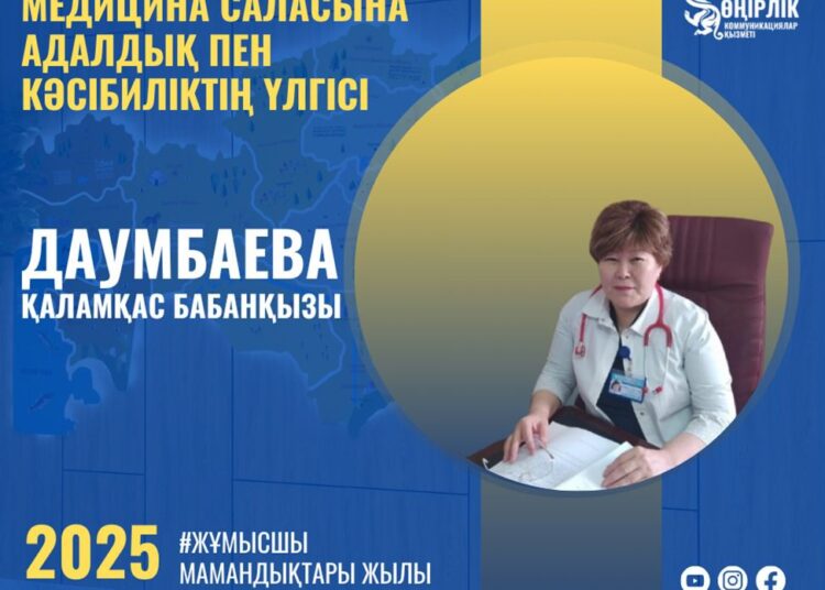 МЕДИЦИНА САЛАСЫН АДАЛДЫҚПЕН КӘСІБИЛІКТІҢ ҮЛГІСІ