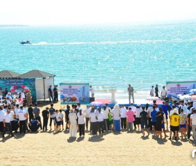 ТҮРКІСТАН: ШАРДАРАДА ШОМЫЛУ МАУСЫМЫ САЛТАНАТТЫ ТҮРДЕ АШЫЛДЫ