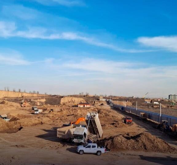 ШЫМКЕНТТЕ 150 ОРЫНДЫҚ ОҢАЛТУ ОРТАЛЫҒЫНЫҢ ҚҰРЫЛЫСЫ ЖҮРГІЗІЛУДЕ