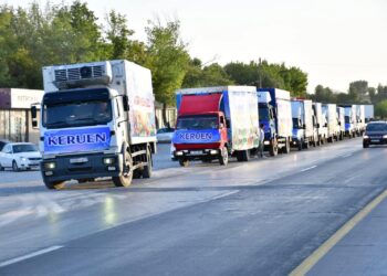 ТҮРКІСТАННАН АБАЙ ОБЛЫСЫНА КЕРУЕН АТТАНДЫ