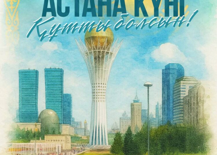 Қазақстан Республикасының Президенті Қасым-Жомарт Тоқаевтың Астана күнімен құттықтауы