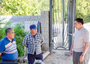 ШЫМКЕНТ: ТЕКЕСУ ТҰРҒЫН АЛАБЫНДА СУМЕН ЖАБДЫҚТАУ ЖҮЙЕСІ ІСКЕ ҚОСЫЛДЫ