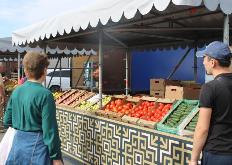 Астанада Түркістан облысының ауыл шаруашылығы өнімдері жәрмеңкесі өтіп жатыр