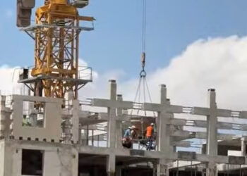 Абай ауданында тұрғын үй құрылысы мен инфрақұрылымдық жобалар қарқынды жүргізілуде