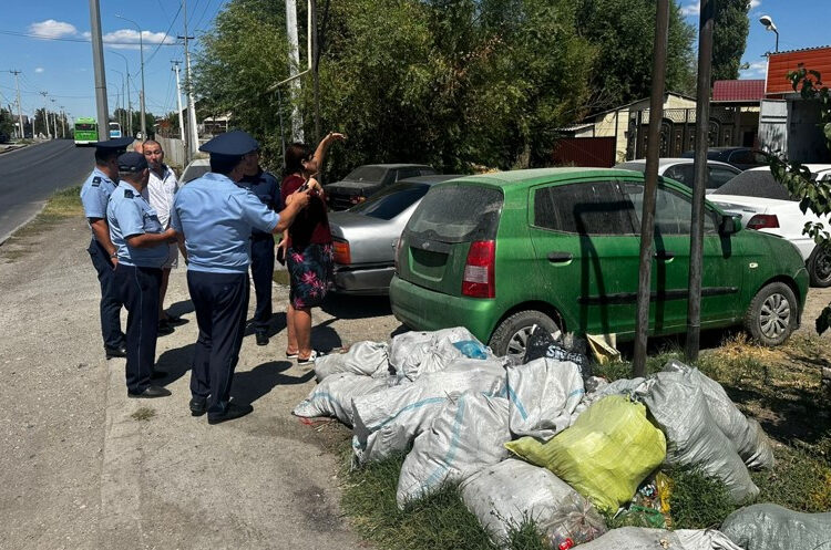 Абай ауданында санитарлық тәртіп пен экологиялық мәдениет бақылауға алынды