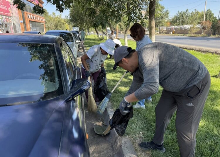 Шымкентте «Таза Қазақстан» акциясы аясында жалпықалалық сенбілік өтті