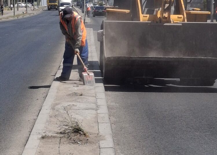 Шымкентте «Таза Қазақстан» экологиялық акциясы аясында Еңбекші ауданында ауқымды тазалық жұмыстары жүргізілді