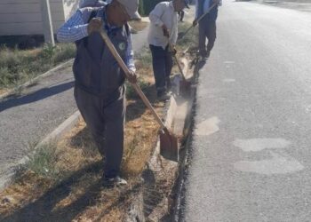 ШЫМКЕНТТЕ «ТАЗА ҚАЗАҚСТАН» БАҒДАРЛАМАСЫ АЯСЫНДА АУҚЫМДЫ ТАЗАЛЫҚ ЖҰМЫСТАРЫ ӨТТІ