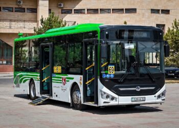 ШЫМКЕНТТЕ ЖАҢА АВТОБУСТАР БАҒЫТҚА ШЫҚТЫ