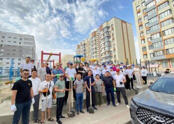 «Таза Қазақстан» республикалық акциясы аясында Шымкентсити шағынауданында сенбілік ұйымдастырылды