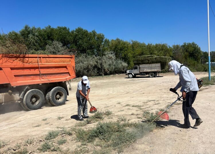 «КҮЗГІ ТАЗАЛАУ» КЕЗЕҢІ АЯСЫНДА ТАЗАЛЫҚ ЖҰМЫСТАРЫ ЖҮРГІЗІЛДІ