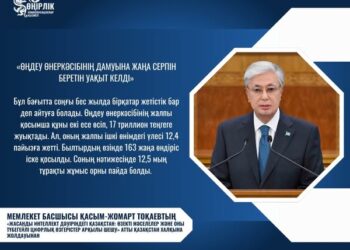 ҚАСЫМ-ЖОМАРТ ТОҚАЕВ: «ӨҢДЕУ ӨНЕРКӘСІБІНІҢ ДАМУЫНА ЖАҢА СЕРПІН БЕРЕТІН УАҚЫТ КЕЛДІ»