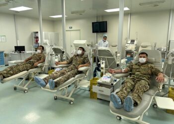 Шымкент қаласы ТЖД қызметкерлері  донорлық марафонға қатысты