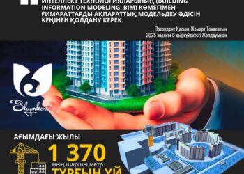ҚҰРЫЛЫС САЛАСЫНДА ЖАҢА ТЕХНОЛОГИЯЛАР ЕНГІЗІЛЕДІ
