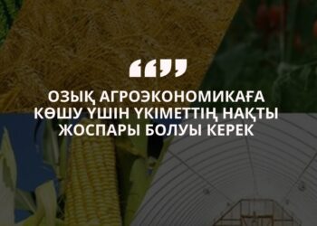 АУЫЛ ШАРУАШЫЛЫҒЫН ДАМЫТУ – ЭКОНОМИКАНЫҢ СТРАТЕГИЯЛЫҚ БАҒЫТЫ
