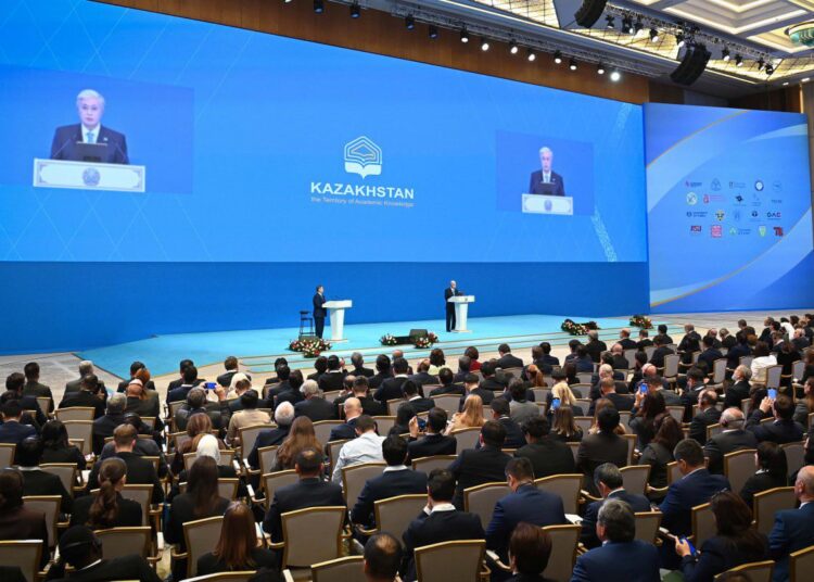 МЕМЛЕКЕТ БАСШЫСЫ «ҚАЗАҚСТАН – АКАДЕМИЯЛЫҚ БІЛІМ АЙМАҒЫ» ХАЛЫҚАРАЛЫҚ СТРАТЕГИЯЛЫҚ СЕРІКТЕСТЕР ФОРУМЫНА ҚАТЫСТЫ
