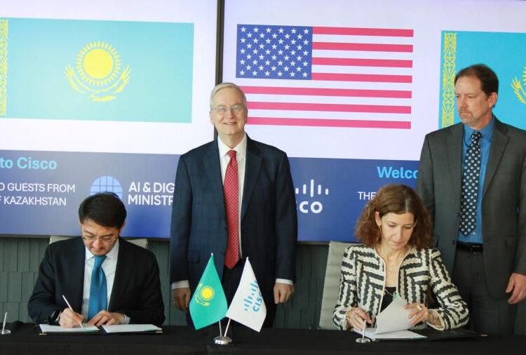 Жасанды интеллект және цифрлық даму министрлігі мен Cisco компаниясы өзара түсіністік туралы меморандумға қол қойды