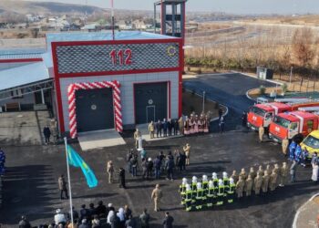 В ШЫМКЕНТЕ ОТКРЫТЫ ПЕРВЫЕ В РЕСПУБЛИКЕ УНИВЕРСАЛЬНЫЕ КОМПЛЕКСЫ ЭКСТРЕННЫХ СЛУЖБ