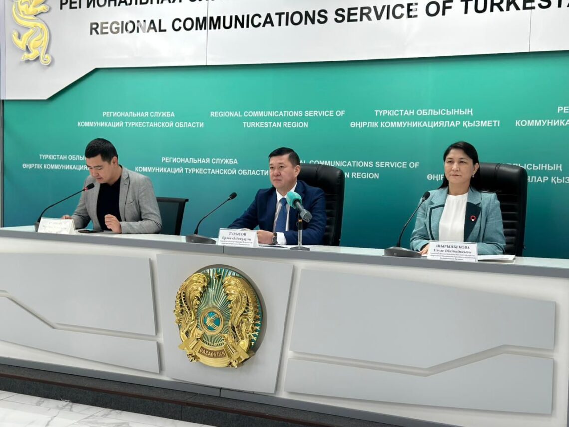 ТҮРКІСТАН ОБЛЫСЫНДА МЕМЛЕКЕТТІК БЮДЖЕТКЕ 1 ТРИЛЛИОН ТЕҢГЕ САЛЫҚ ТҮСКЕН
