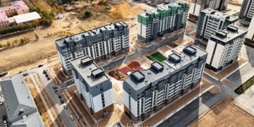 ШЫМКЕНТТЕ ТҰРҒЫН ҮЙ ҚҰРЫЛЫСЫ ҚАРҚЫНДЫ ДАМУДА