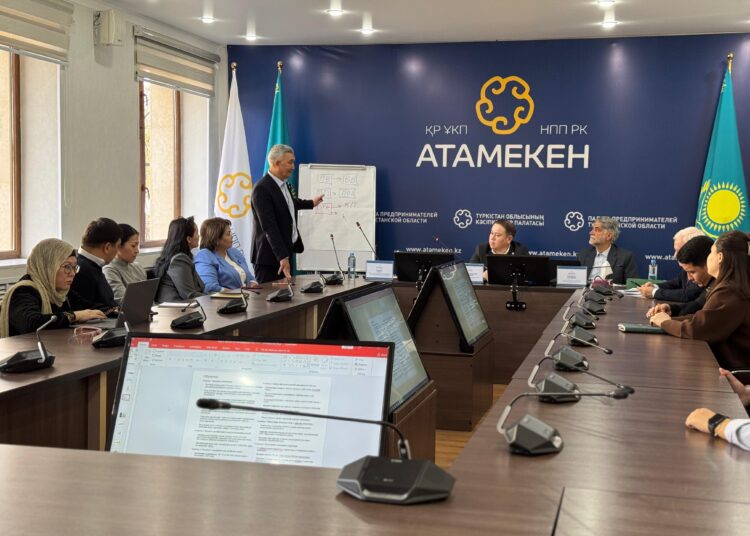 Түркістанда «Орталық Азия өнімдерінің сөресі» жобасы аясында ақпараттық семинар өтті
