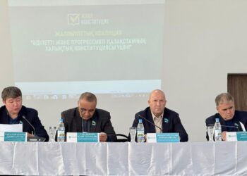 «Әділетті және Прогрессивті Қазақстанның Халықтық Конституциясы үшін!» жалпыұлттық коалициясы өкілдері аудан тұрғындарымен кездесті   