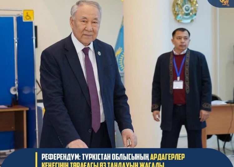 РЕФЕРЕНДУМ: ТҮРКІСТАН ОБЛЫСЫНЫҢ АРДАГЕРЛЕР КЕҢЕСІНІҢ ТӨРАҒАСЫ ӨЗ ТАҢДАУЫН ЖАСАДЫ